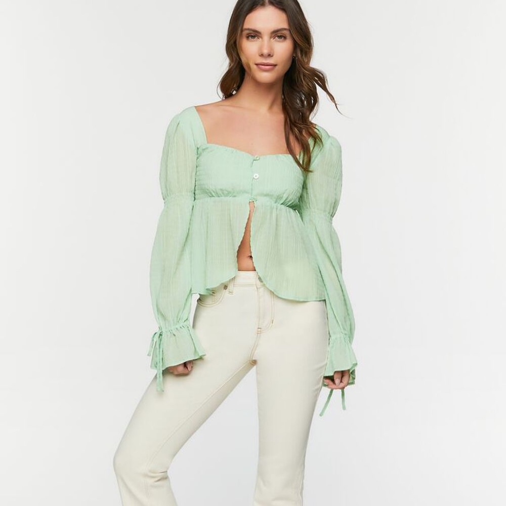 NWT F21 split- front top
